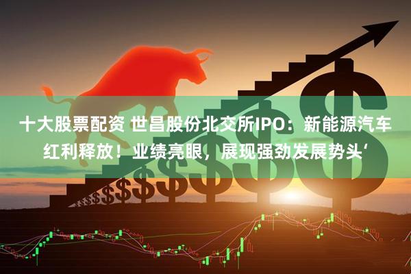 十大股票配资 世昌股份北交所IPO：新能源汽车红利释放！业绩亮眼，展现强劲发展势头‘